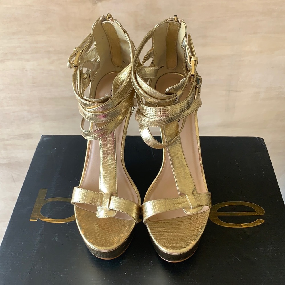 Gold Platform Sandals